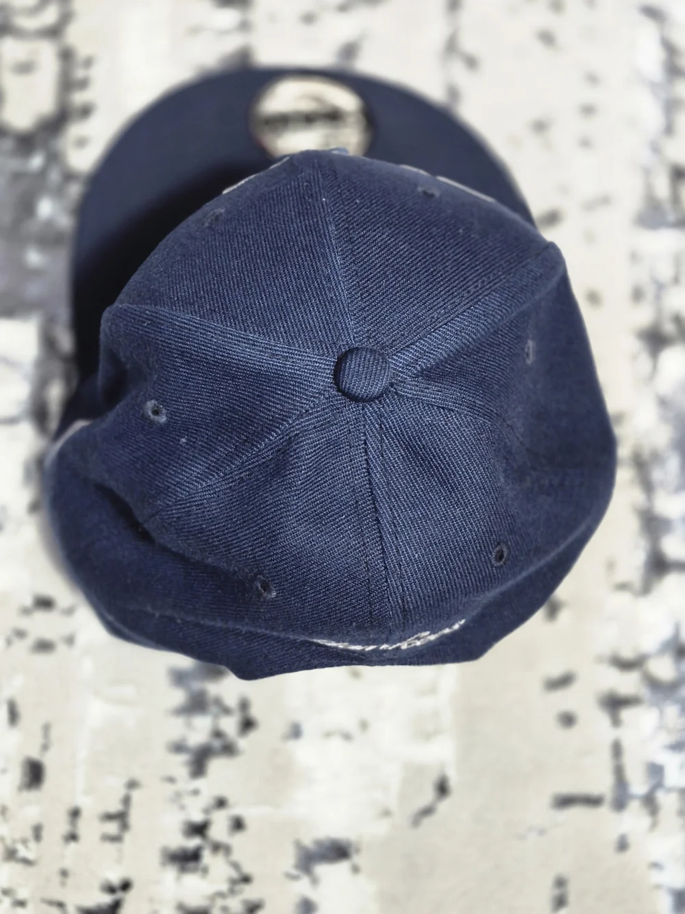 NEW ERA NEW YORK YANKEES OVERLAP NAVY BLUE MLB FITTED CAP HAT 59FIFTY  AUTHENTIC